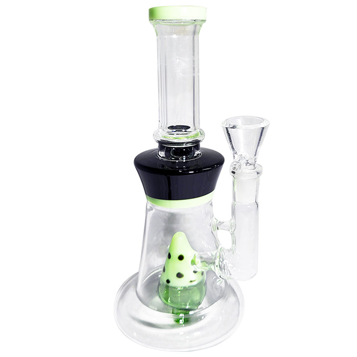 Watermelon Design Glass Water Pipe with Angled Downstem Banger