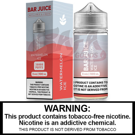 Watermelon Ice Freebase E-Juice 100ML - Bar Club