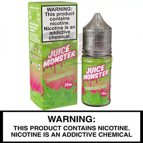 Watermelon Lime Salt Nic E-Liquid 30ML - Juice Monster