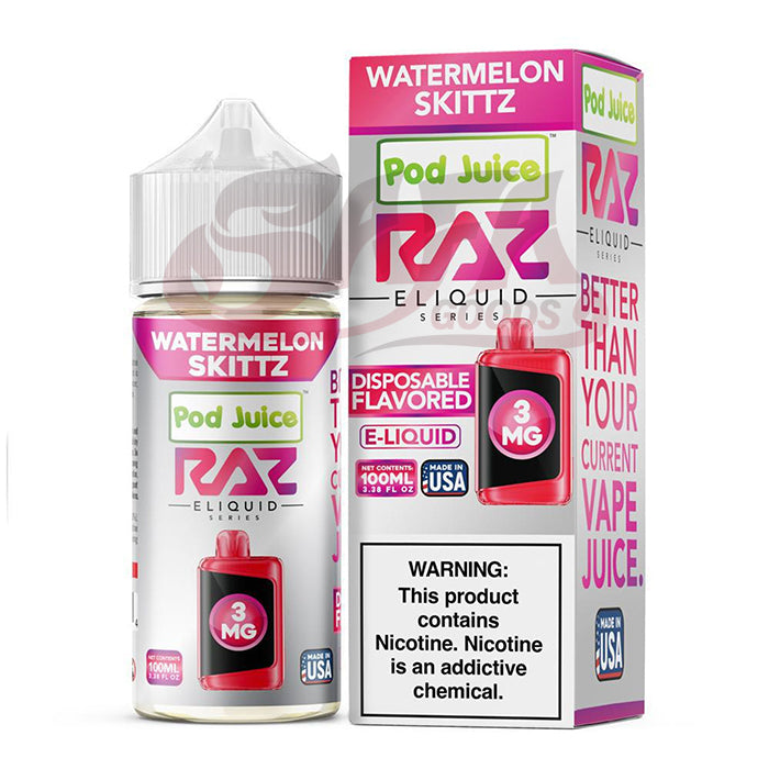 Watermelon Skittz Raz FB E-Liquids 100ML Bottles