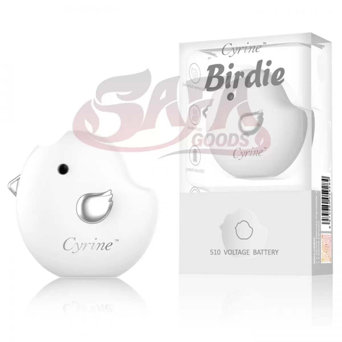 White 510 Thread Cartridge Battery - Cyrine Birdie