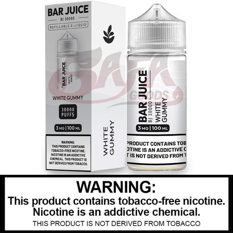 White Gummy Freebase E-Juice 100ML - Bar Club