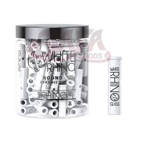 White Rhino Ceramic Tip Jars 50ct