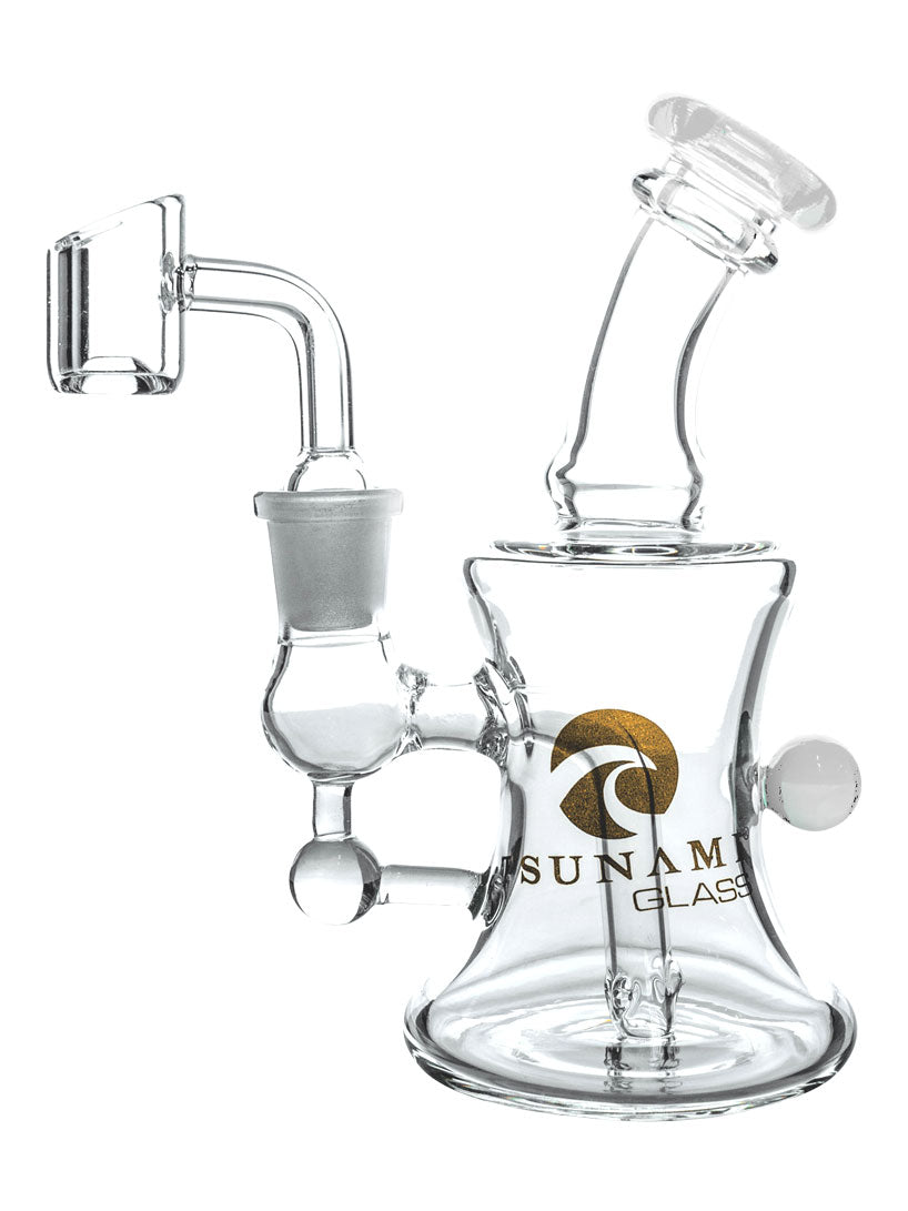 White Tsunami 6" Micro Glass Rig