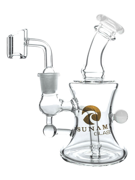 White Tsunami 6" Micro Glass Rig