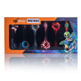 Wig Wag Hand Pipe Display [6PC] - Hy Bird