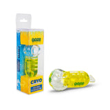 Yellow Cryo Freezable Glass Hand Pipe - Ooze